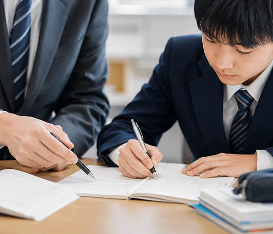 男子生徒の画像